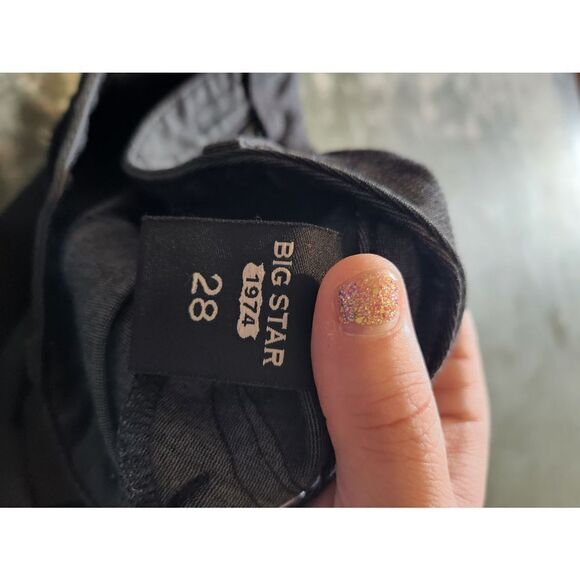 Big Star Colette midrise ankle dark grey leggings sz 28 - Picture 4 of 5